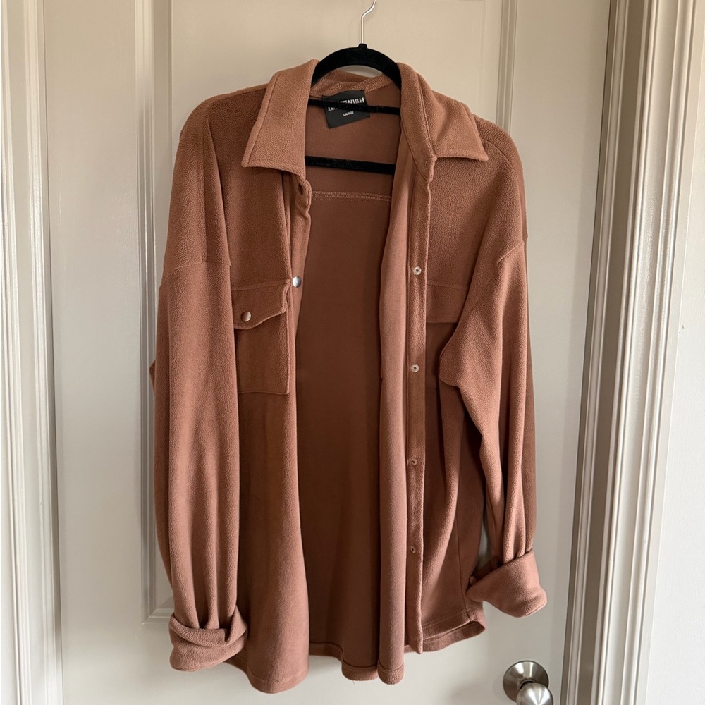Kittenish Tan Fleece Jacket